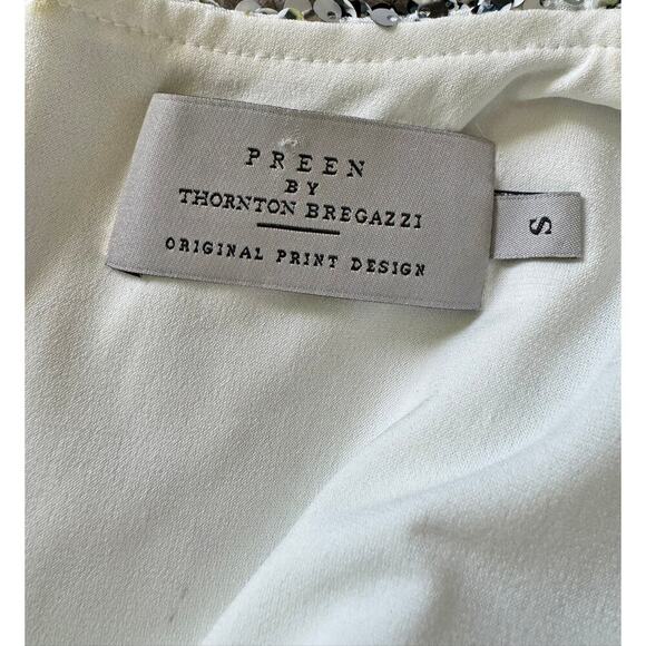 Preen by Thornton Bregazzi Sequin Gathered Top - Picture 5 of 5